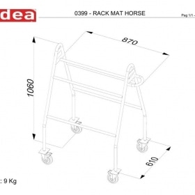 0399 Mat Horse Storage Rack