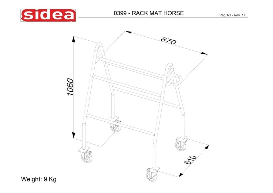 0399 Mat Horse Storage Rack
