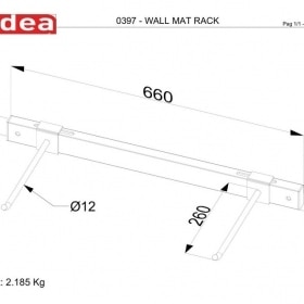 0397 Wall Mat Rack